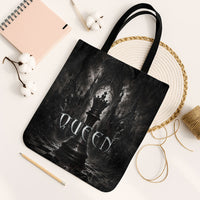 Chess Queen Tote Bag Strategic Board Game Gothic Dark Fantasy
