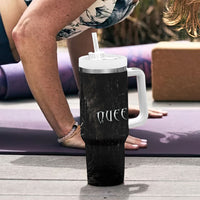 Chess Queen Tumbler With Handle Strategic Board Game Gothic Dark Fantasy