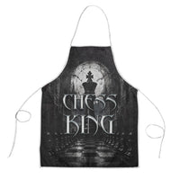 Chess King Apron Strategic Board Game Gothic Dark Fantasy