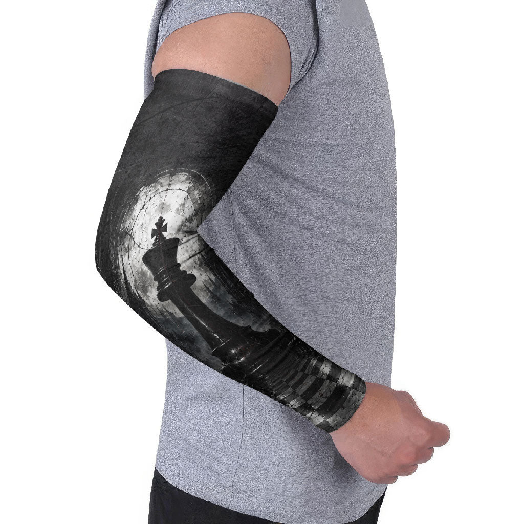 Chess King Arm Sleeves Strategic Board Game Gothic Dark Fantasy