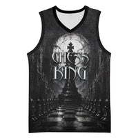 Chess King Basketball Jersey Strategic Board Game Gothic Dark Fantasy