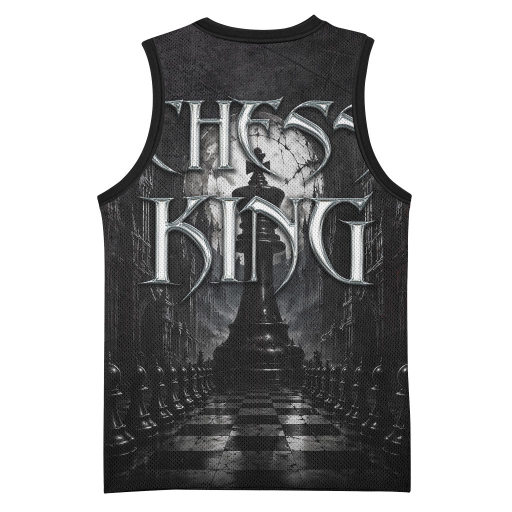 Chess King Basketball Jersey Strategic Board Game Gothic Dark Fantasy