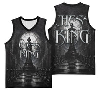 Chess King Basketball Jersey Strategic Board Game Gothic Dark Fantasy