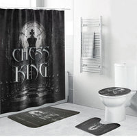 Chess King Bathroom Set Strategic Board Game Gothic Dark Fantasy