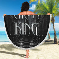 Chess King Beach Blanket Strategic Board Game Gothic Dark Fantasy