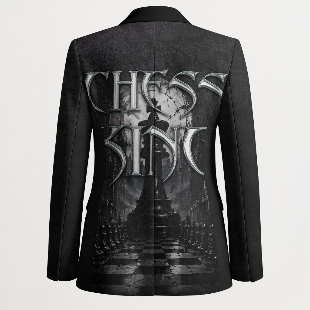 Chess King Blazer Strategic Board Game Gothic Dark Fantasy