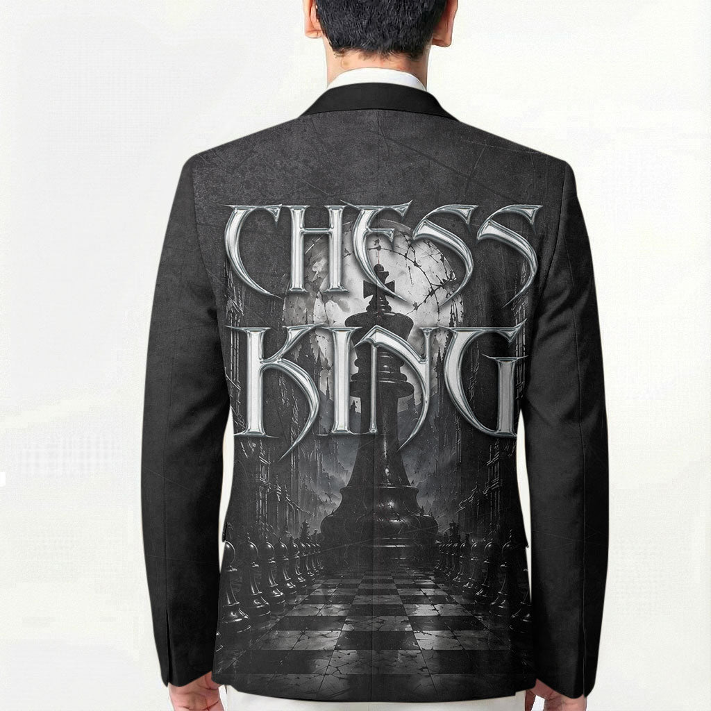 Chess King Blazer Strategic Board Game Gothic Dark Fantasy