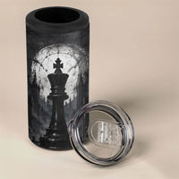 Chess King 4 in 1 Can Cooler Tumbler Strategic Board Game Gothic Dark Fantasy