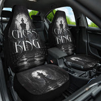 Chess King Car Seat Cover Strategic Board Game Gothic Dark Fantasy
