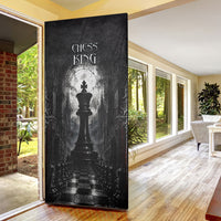 Chess King Door Cover Strategic Board Game Gothic Dark Fantasy