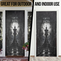 Chess King Door Cover Strategic Board Game Gothic Dark Fantasy