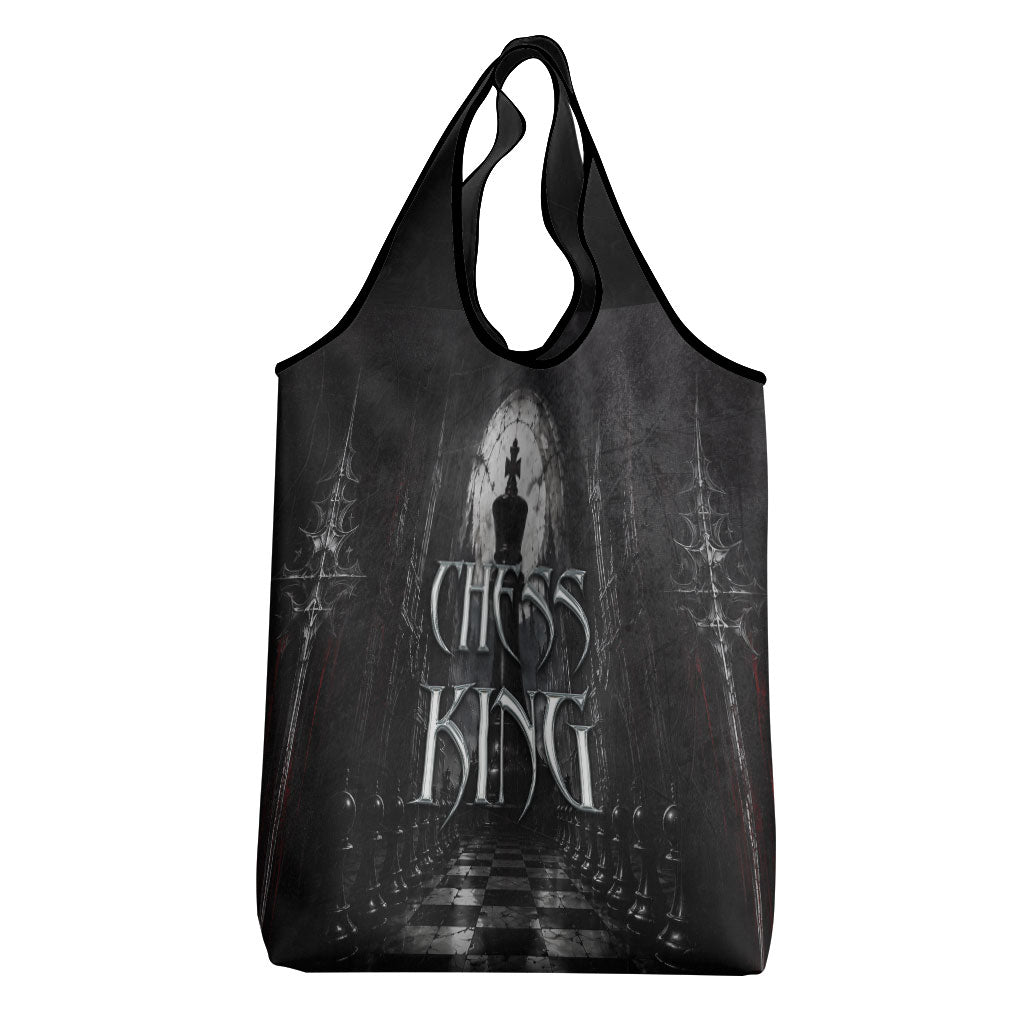 Chess King Grocery Bag Strategic Board Game Gothic Dark Fantasy