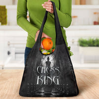 Chess King Grocery Bag Strategic Board Game Gothic Dark Fantasy