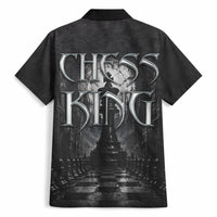 Chess King Hawaiian Shirt Strategic Board Game Gothic Dark Fantasy