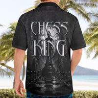 Chess King Hawaiian Shirt Strategic Board Game Gothic Dark Fantasy
