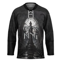 Chess King Hockey Jersey Strategic Board Game Gothic Dark Fantasy