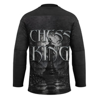 Chess King Hockey Jersey Strategic Board Game Gothic Dark Fantasy