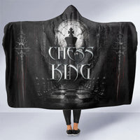 Chess King Hooded Blanket Strategic Board Game Gothic Dark Fantasy