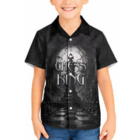 Chess King Kid Hawaiian Shirt Strategic Board Game Gothic Dark Fantasy