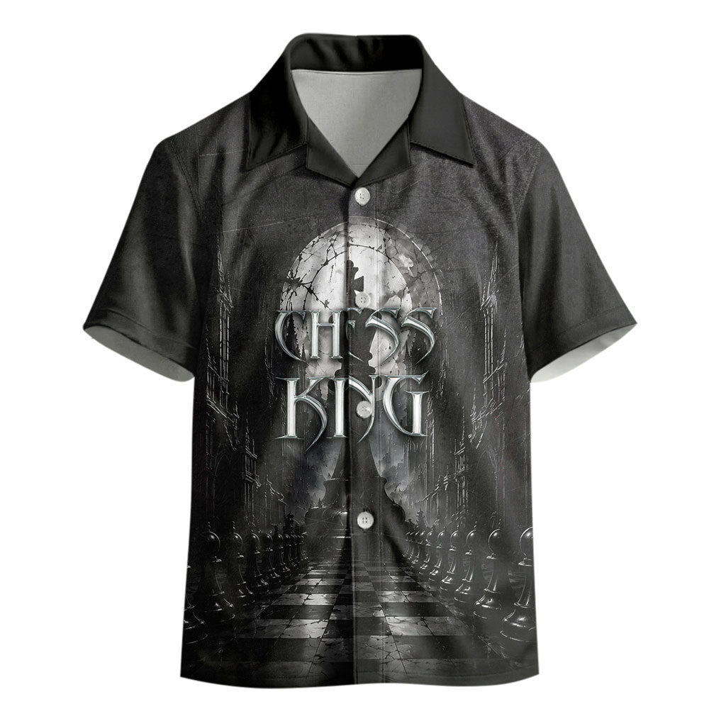 Chess King Kid Hawaiian Shirt Strategic Board Game Gothic Dark Fantasy