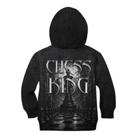 Chess King Kid Hoodie Strategic Board Game Gothic Dark Fantasy