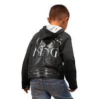 Chess King Kid Hoodie Strategic Board Game Gothic Dark Fantasy