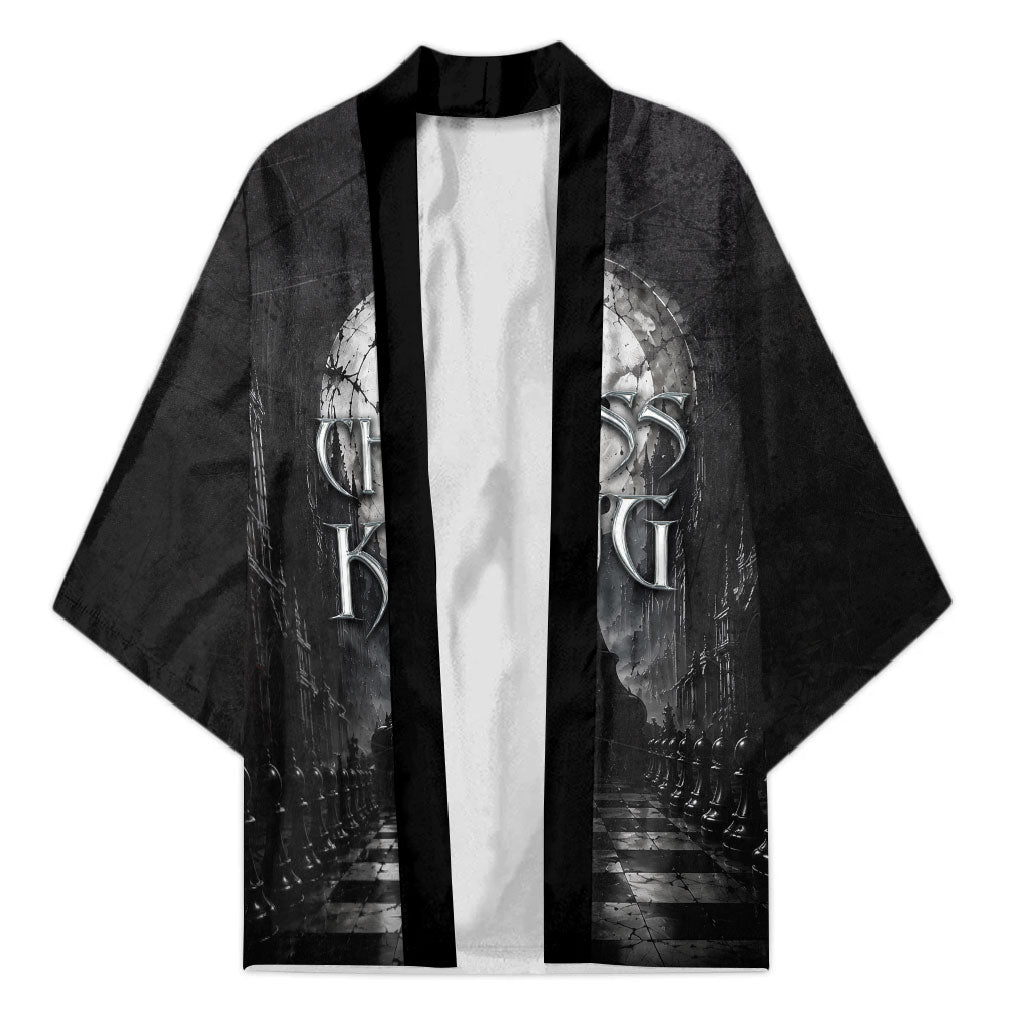 Chess King Kimono Strategic Board Game Gothic Dark Fantasy