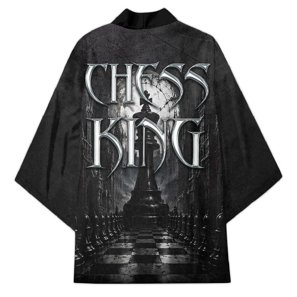 Chess King Kimono Strategic Board Game Gothic Dark Fantasy