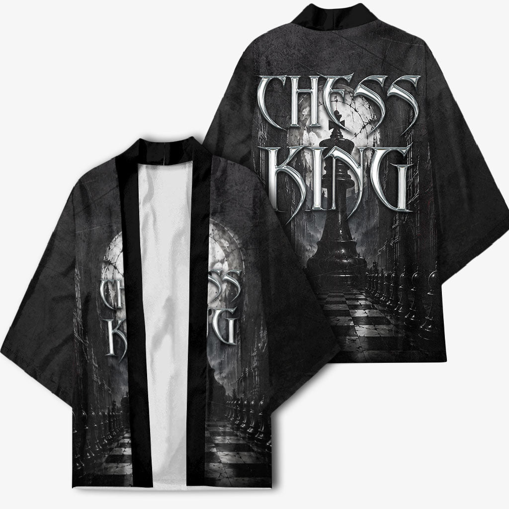 Chess King Kimono Strategic Board Game Gothic Dark Fantasy