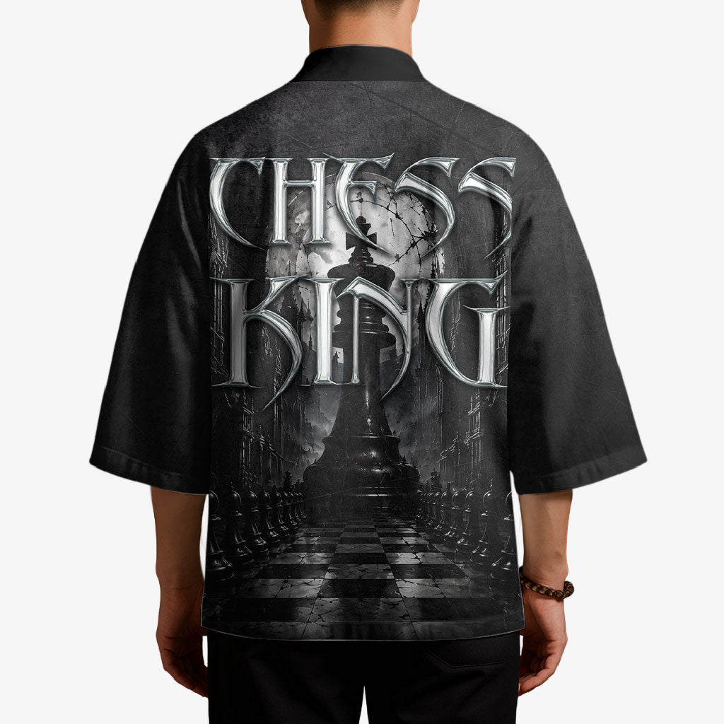 Chess King Kimono Strategic Board Game Gothic Dark Fantasy