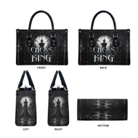 Chess King Leather Bag Strategic Board Game Gothic Dark Fantasy