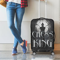 Chess King Luggage Cover Strategic Board Game Gothic Dark Fantasy