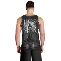 Chess King Men Tank Top Strategic Board Game Gothic Dark Fantasy