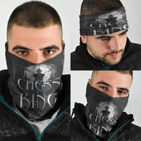 Chess King Neck Gaiter Strategic Board Game Gothic Dark Fantasy