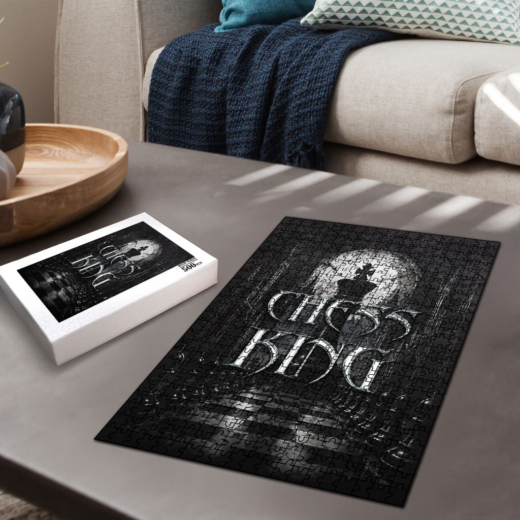 Chess King Puzzle Strategic Board Game Gothic Dark Fantasy