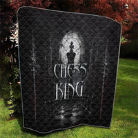 Chess King Quilt Strategic Board Game Gothic Dark Fantasy