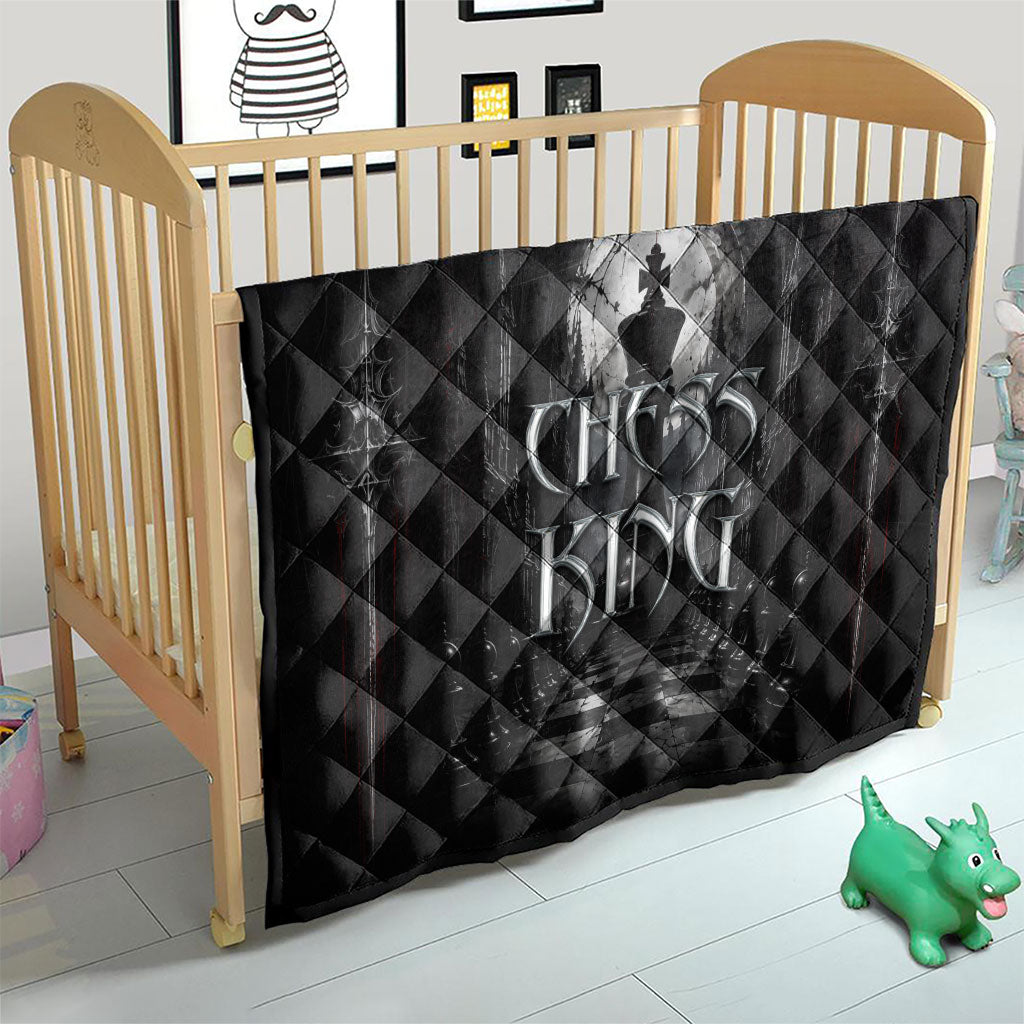 Chess King Quilt Strategic Board Game Gothic Dark Fantasy