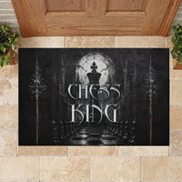Chess King Rubber Doormat Strategic Board Game Gothic Dark Fantasy