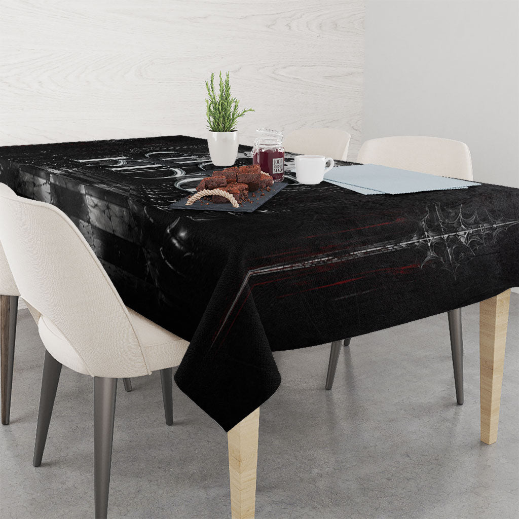 Chess King Tablecloth Strategic Board Game Gothic Dark Fantasy