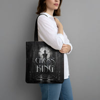 Chess King Tote Bag Strategic Board Game Gothic Dark Fantasy