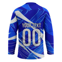Personalized Uzbekistan Soccer Wolf Mascot Hockey Jersey Uzbekistan Football Dynamic Cartoon Geometric
