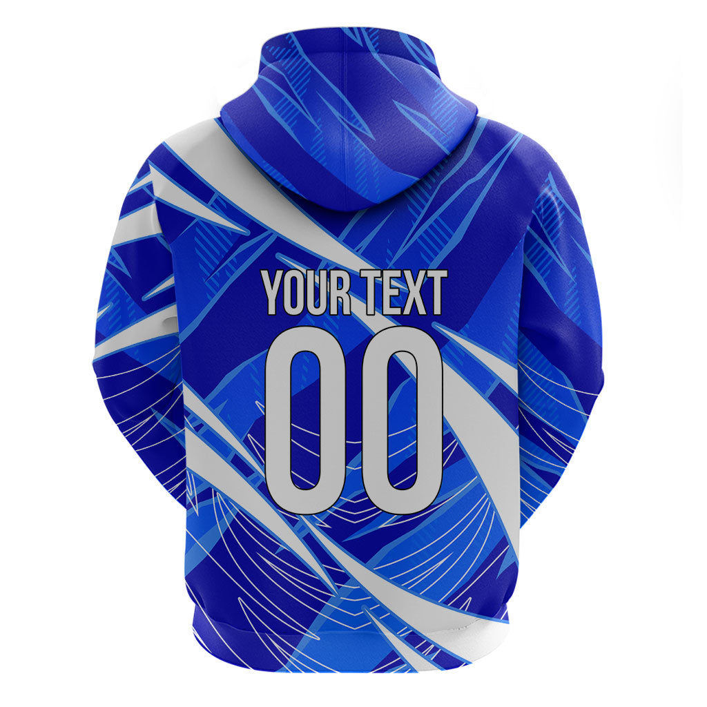 Personalized Uzbekistan Soccer Wolf Mascot Hoodie Uzbekistan Football Dynamic Cartoon Geometric