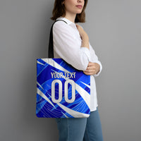 Personalized Uzbekistan Soccer Wolf Mascot Tote Bag Uzbekistan Football Dynamic Cartoon Geometric