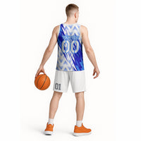 Personalized Uzbekistan Soccer Basketball Jersey Wolf Mascot Chevron Zigzag Pattern
