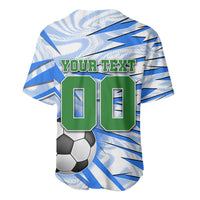 Personalized Uzbekistan Soccer Baseball Jersey White Wolves Football Halftone Pattern