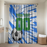 Personalized Uzbekistan Soccer Bathroom Set White Wolves Football Halftone Pattern
