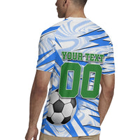 Personalized Uzbekistan Soccer Rugby Jersey White Wolves Football Halftone Pattern