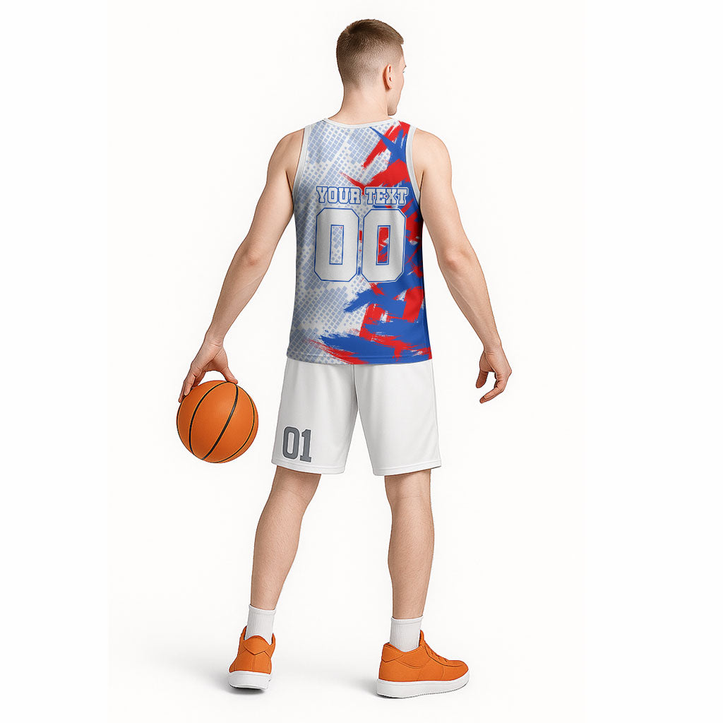 Personalized England Football Basketball Jersey Fierce Lion Mascot Abstract Brush Stroke