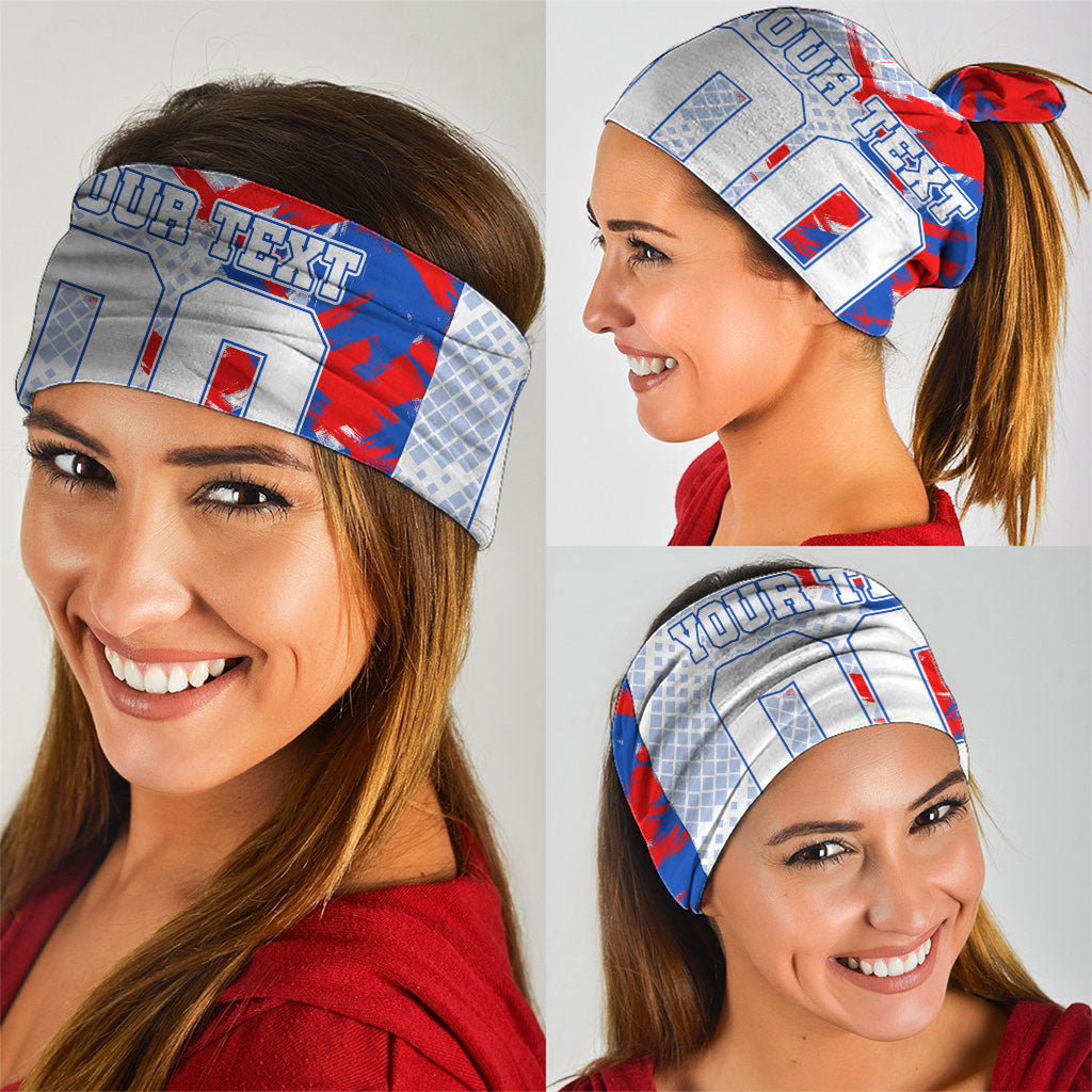 Personalized England Football Neck Gaiter Fierce Lion Mascot Abstract Brush Stroke