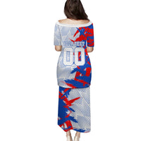 Personalized England Football Puletasi Fierce Lion Mascot Abstract Brush Stroke